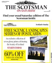 The Scotsman (UK) Newspaper Front Page for 24 October 2020