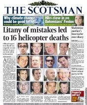 The Scotsman (UK) Newspaper Front Page for 24 November 2011