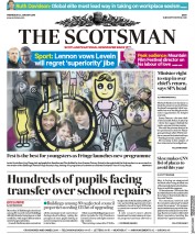 The Scotsman (UK) Newspaper Front Page for 24 January 2018
