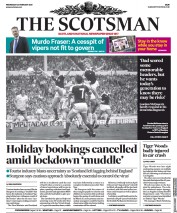 The Scotsman (UK) Newspaper Front Page for 24 February 2021