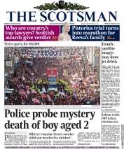 The Scotsman Newspaper Front Page (UK) for 24 March 2014