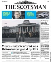 The Scotsman (UK) Newspaper Front Page for 24 March 2017