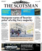 The Scotsman (UK) Newspaper Front Page for 24 April 2017