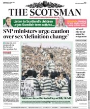 The Scotsman (UK) Newspaper Front Page for 24 April 2019