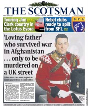 The Scotsman Newspaper Front Page (UK) for 24 May 2013