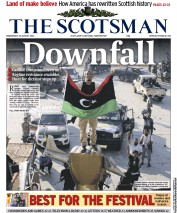 The Scotsman (UK) Newspaper Front Page for 24 August 2011