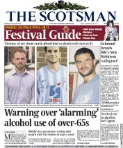 The Scotsman (UK) Newspaper Front Page for 24 August 2015