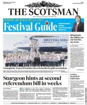 The Scotsman (UK) Newspaper Front Page for 24 August 2016