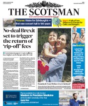 The Scotsman (UK) Newspaper Front Page for 24 August 2018