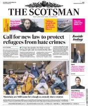 The Scotsman (UK) Newspaper Front Page for 24 September 2016