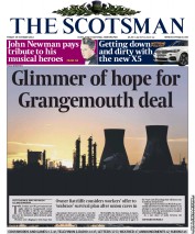 The Scotsman (UK) Newspaper Front Page for 25 October 2013