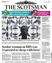 The Scotsman (UK) Newspaper Front Page for 25 October 2017