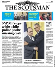 The Scotsman (UK) Newspaper Front Page for 25 November 2015