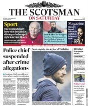The Scotsman (UK) Newspaper Front Page for 25 November 2017