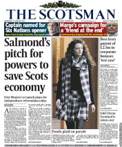 The Scotsman (UK) Newspaper Front Page for 25 January 2012