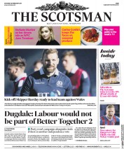 The Scotsman (UK) Newspaper Front Page for 25 February 2017