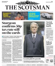 The Scotsman (UK) Newspaper Front Page for 25 March 2016