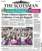 The Scotsman (UK) Newspaper Front Page for 25 June 2018