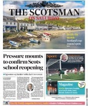 The Scotsman (UK) Newspaper Front Page for 25 July 2020