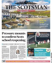 The Scotsman (UK) Newspaper Front Page for 25 July 2020