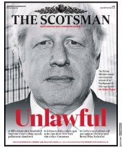 The Scotsman (UK) Newspaper Front Page for 25 September 2019