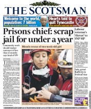 The Scotsman (UK) Newspaper Front Page for 26 October 2011