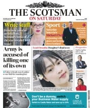 The Scotsman (UK) Newspaper Front Page for 26 October 2019