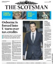 The Scotsman (UK) Newspaper Front Page for 26 November 2015