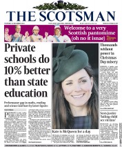 The Scotsman (UK) Newspaper Front Page for 26 December 2013