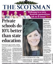 The Scotsman (UK) Newspaper Front Page for 26 December 2013