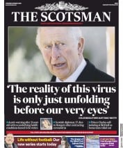 The Scotsman (UK) Newspaper Front Page for 26 March 2020