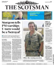 The Scotsman (UK) Newspaper Front Page for 26 April 2016