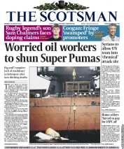 The Scotsman (UK) Newspaper Front Page for 26 August 2013