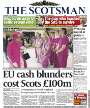 The Scotsman Newspaper Front Page (UK) for 27 October 2011