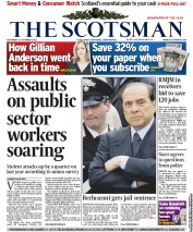 The Scotsman (UK) Newspaper Front Page for 27 October 2012