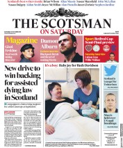 The Scotsman (UK) Newspaper Front Page for 27 October 2018