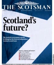 The Scotsman (UK) Newspaper Front Page for 27 November 2013