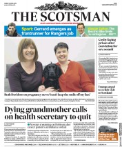 The Scotsman (UK) Newspaper Front Page for 27 April 2018