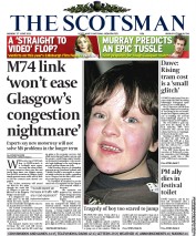 The Scotsman (UK) Newspaper Front Page for 27 June 2011