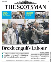 The Scotsman (UK) Newspaper Front Page for 27 June 2016