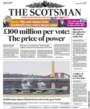 The Scotsman (UK) Newspaper Front Page for 27 June 2017