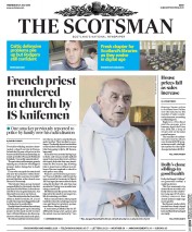 The Scotsman (UK) Newspaper Front Page for 27 July 2016