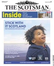 The Scotsman (UK) Newspaper Front Page for 27 July 2020