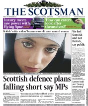 The Scotsman (UK) Newspaper Front Page for 27 September 2013