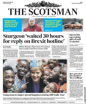 The Scotsman (UK) Newspaper Front Page for 28 October 2016