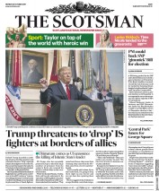 The Scotsman (UK) Newspaper Front Page for 28 October 2019