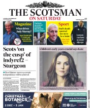 The Scotsman (UK) Newspaper Front Page for 28 November 2020