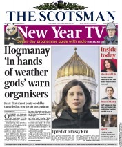 The Scotsman (UK) Newspaper Front Page for 28 December 2013