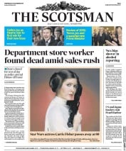 The Scotsman (UK) Newspaper Front Page for 28 December 2016