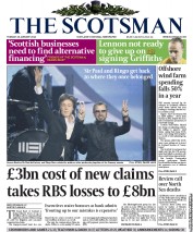 The Scotsman (UK) Newspaper Front Page for 28 January 2014